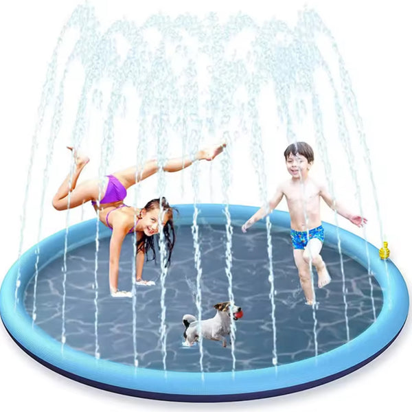 Splash Pad Sprinkler Pool for Dogs