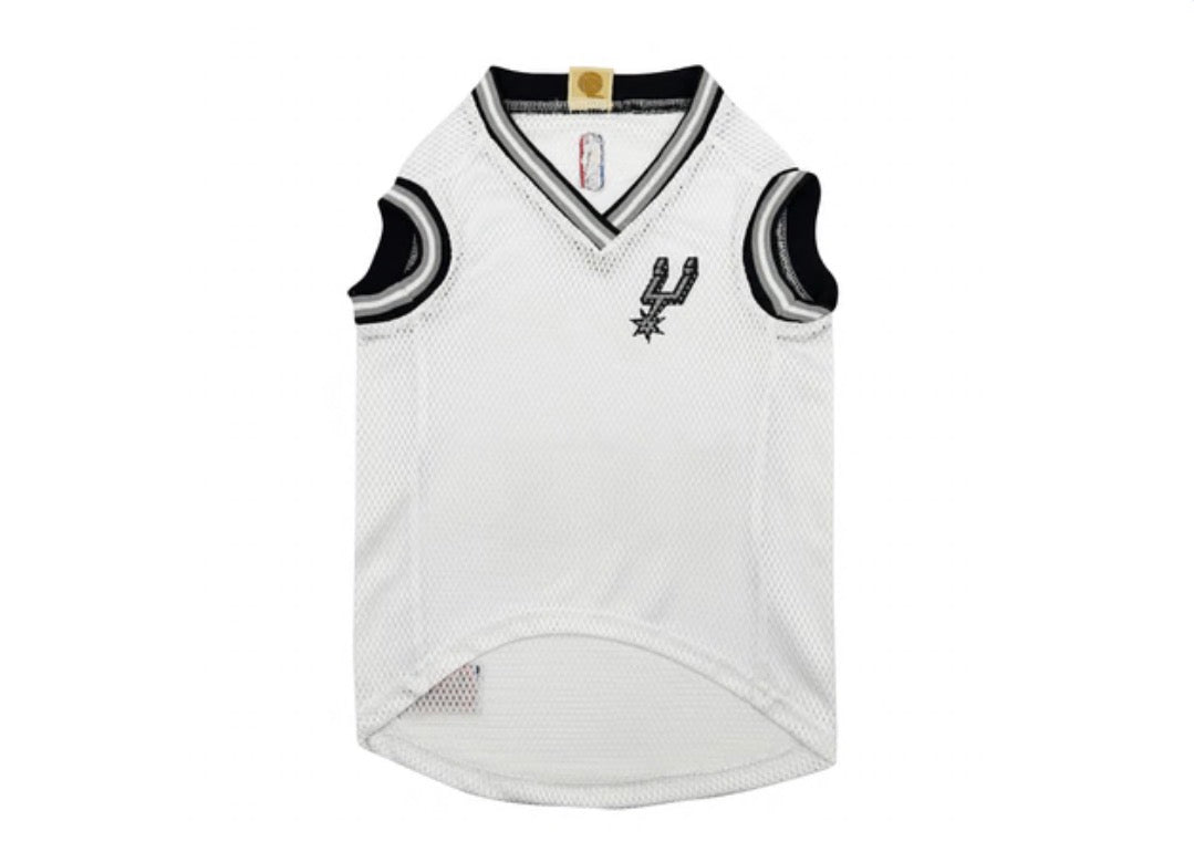 NBA San Antonio Spurs Basketball Dog & Cat Mesh Jersey
