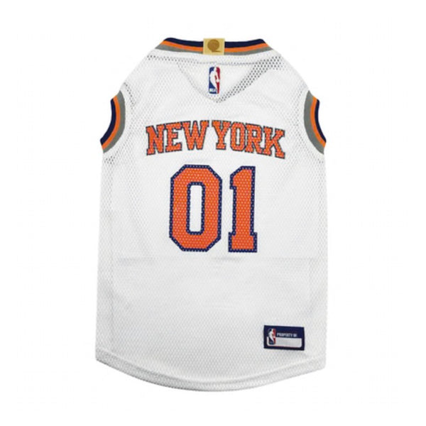 NBA NY Knicks Basketball Dog & Cat Road Mesh Jersey