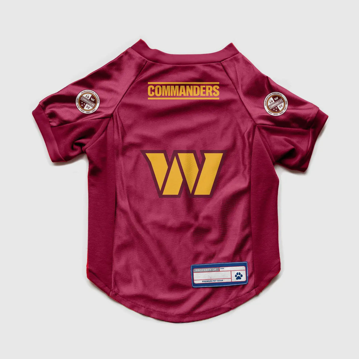 NFL Washington Commanders Pet Stretch Jersey