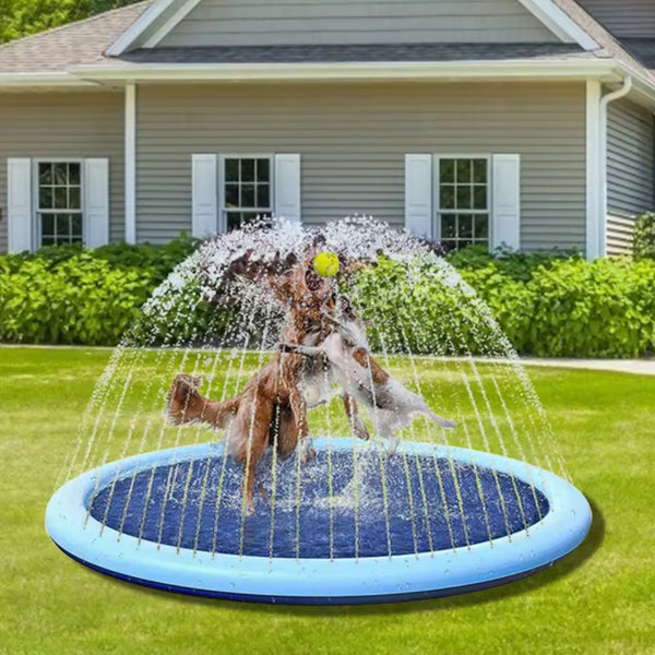 Splash Pad Sprinkler Pool for Dogs