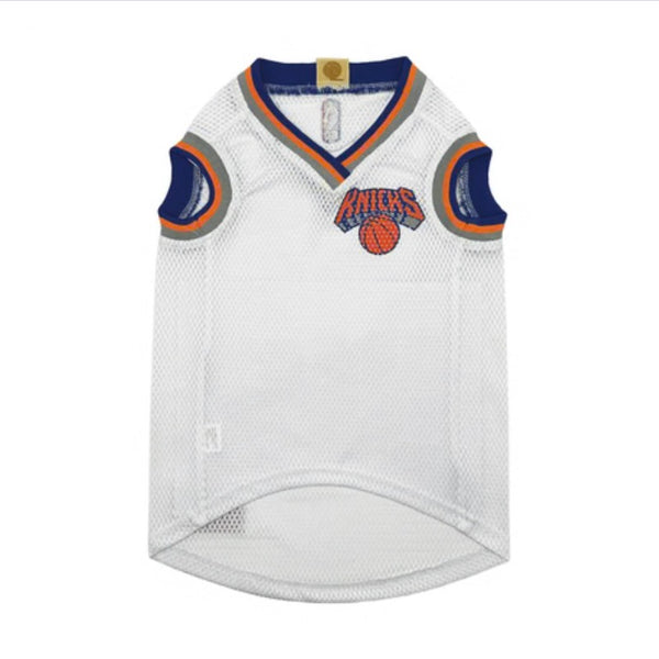 NBA NY Knicks Basketball Dog & Cat Road Mesh Jersey