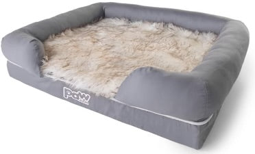 PupLounge Memory Foam Bolster Bed & Topper