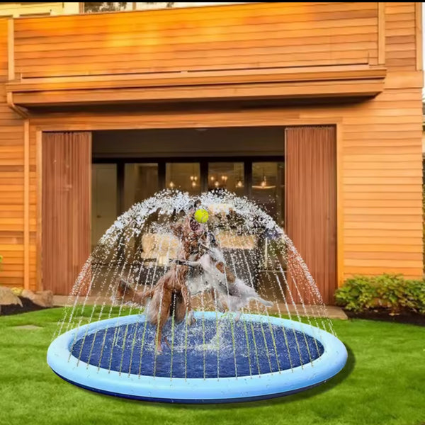 Splash Pad Sprinkler Pool for Dogs