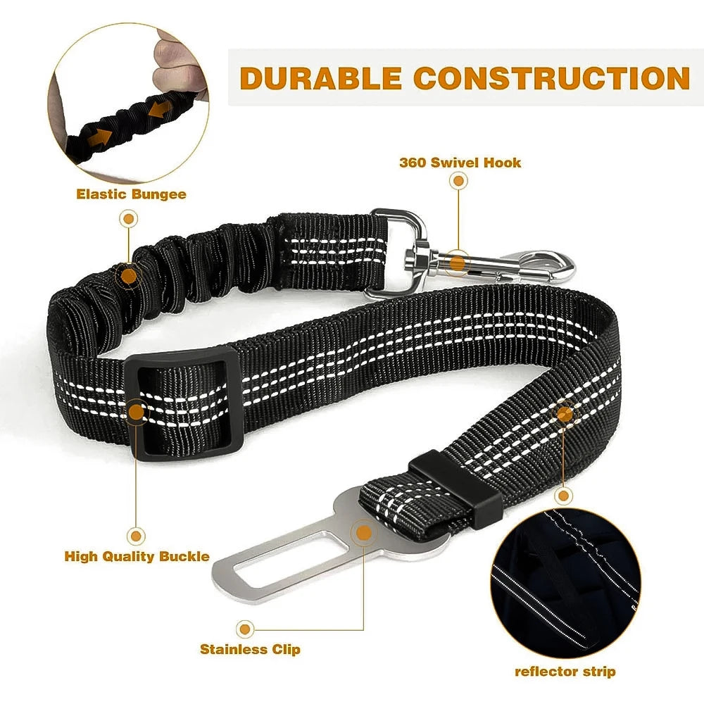 Adjustable Seatbelt for Dog Harness