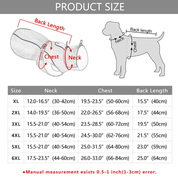 Waterproof Coat for Large Dogs