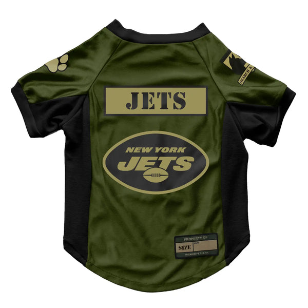 NFL NY Jets Valor Stretch Pet Jersey