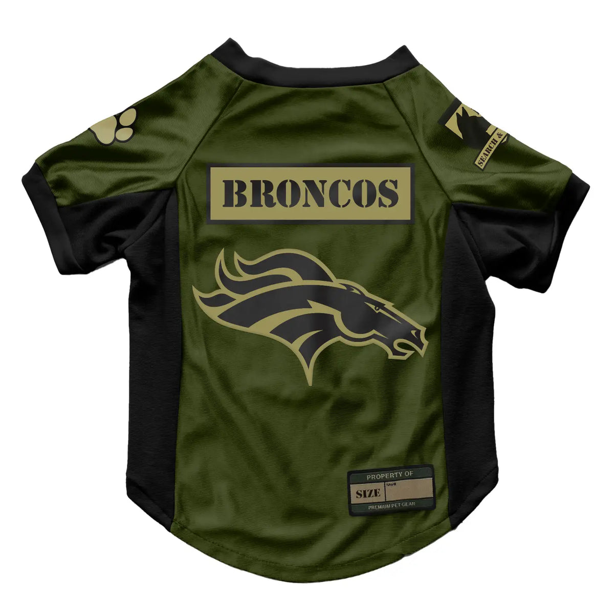 NFL Denver Broncos Valor Stretch Pet Jersey