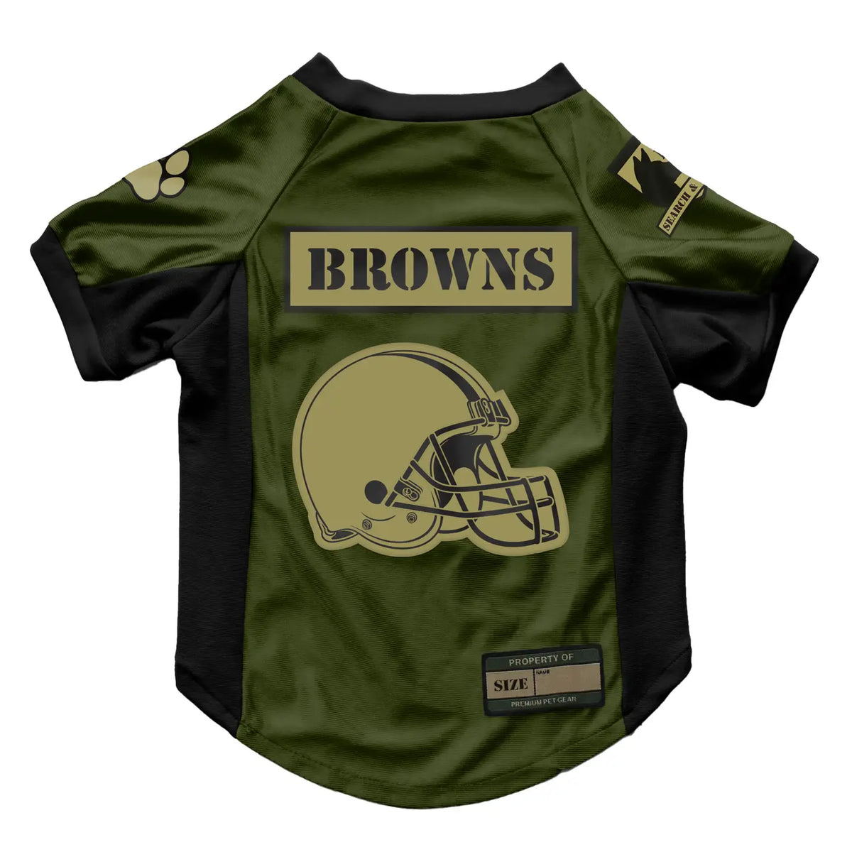 NFL Cleveland Browns Valor Stretch Pet Jersey