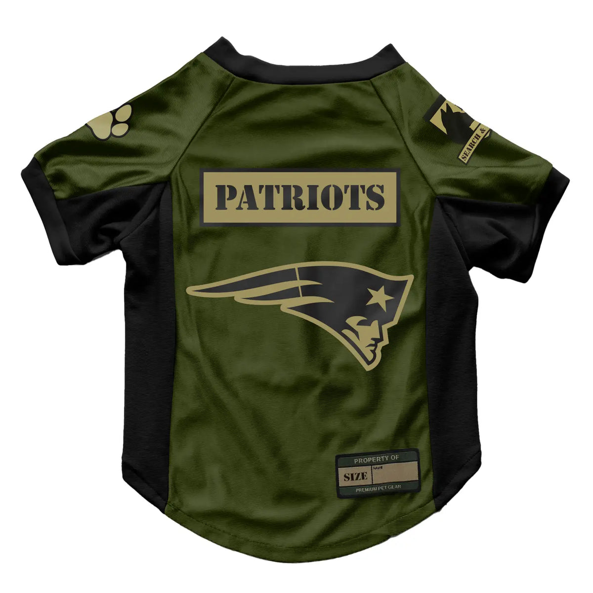 NFL New England Patriots Valor Stretch Pet Jersey