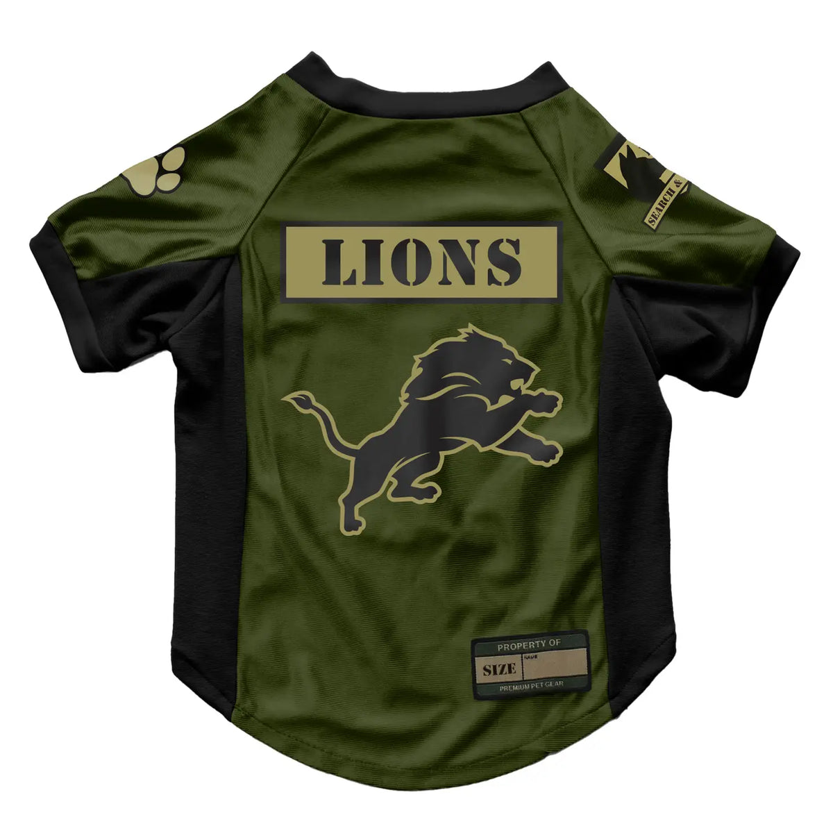 NFL Detroit Lions Valor Stretch Pet Jersey