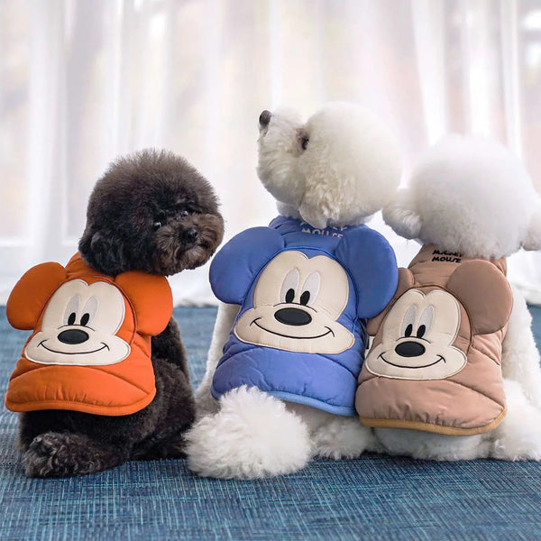 “Mickey Mouse” 3D Buttoned Dog Vest