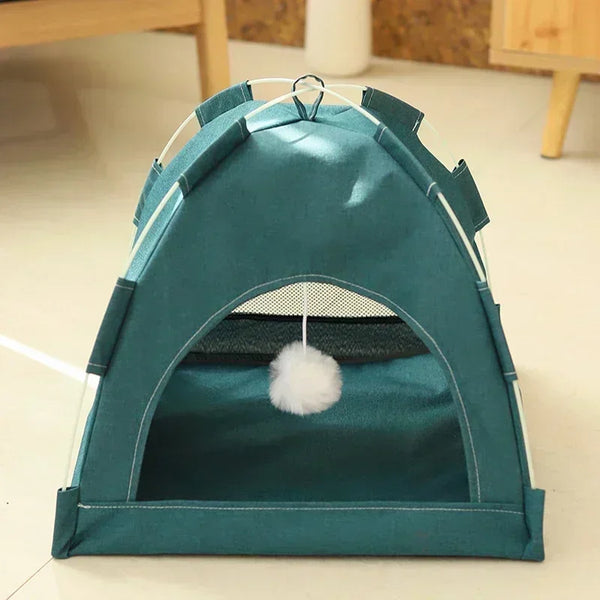 Cozy Tent Bed for Cats