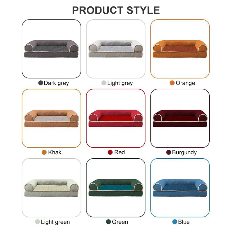 SQUARE WASHABLE PET SOFA BED