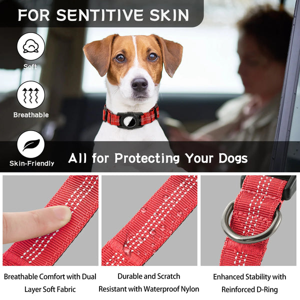 Reflective Air Tag Collar for Dogs