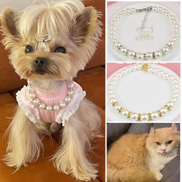Pet Pearl Necklace