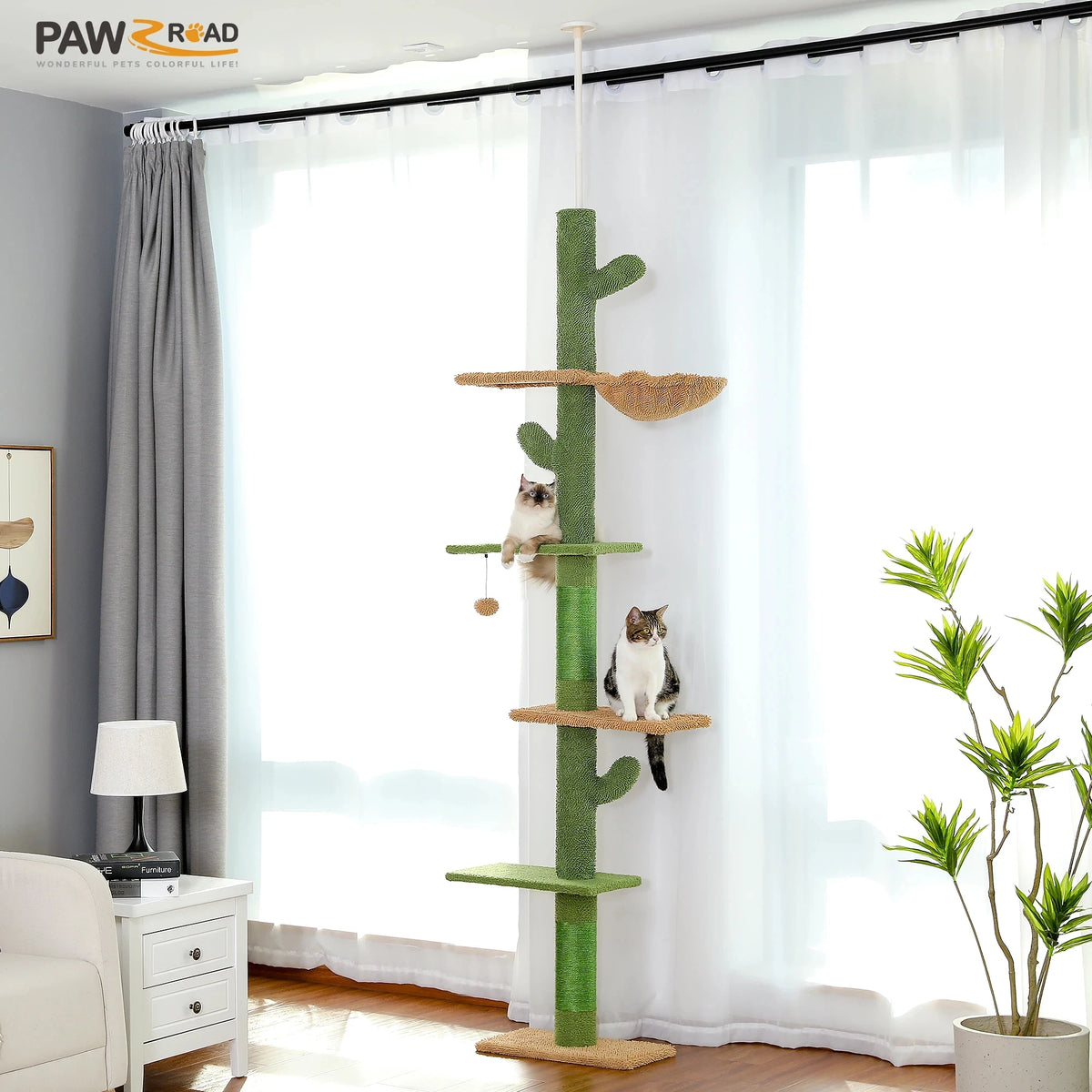 5-Tier Cactus Cat Tower