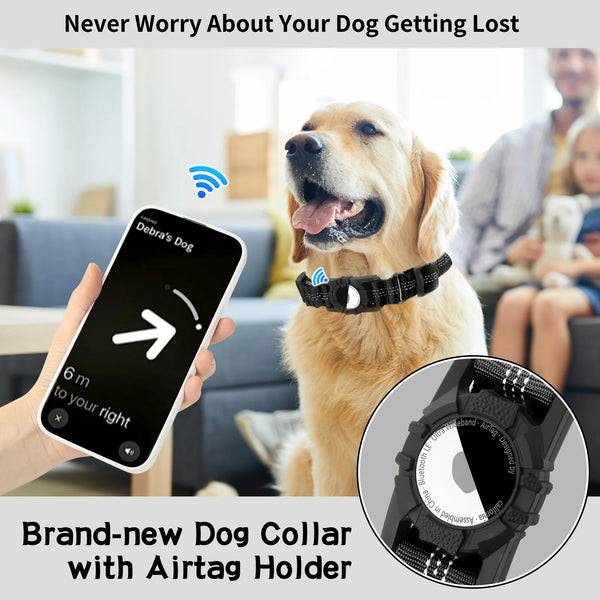 Reflective Air Tag Collar for Dogs