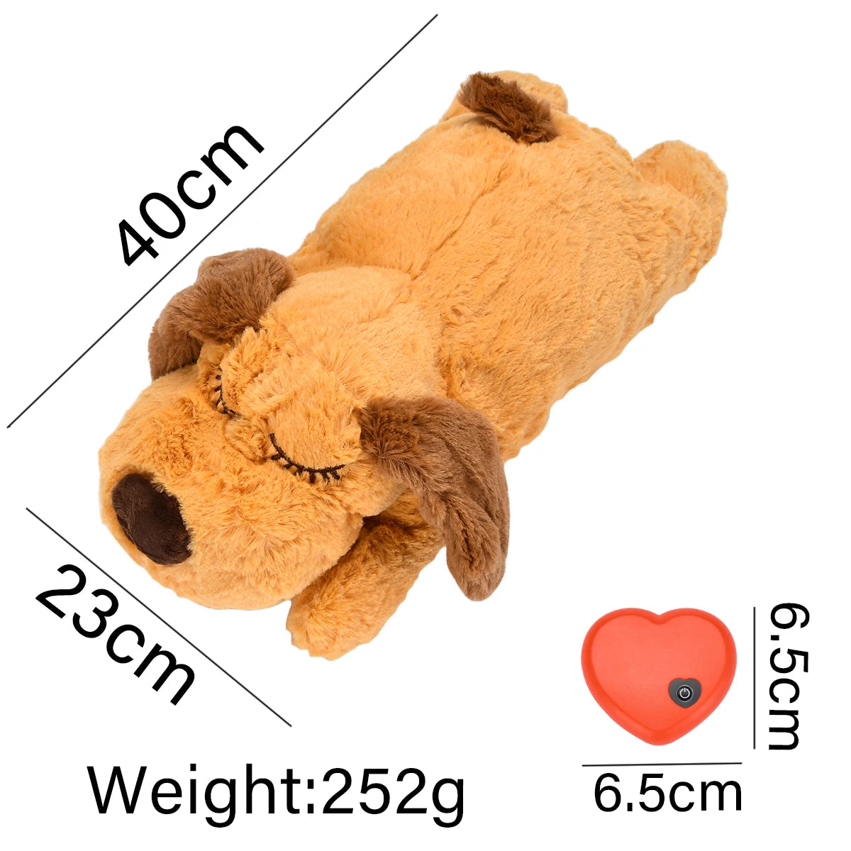 Plush Snuggle Toy w/ Heartbeat