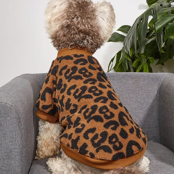 Leopard Printed Winter Sweater