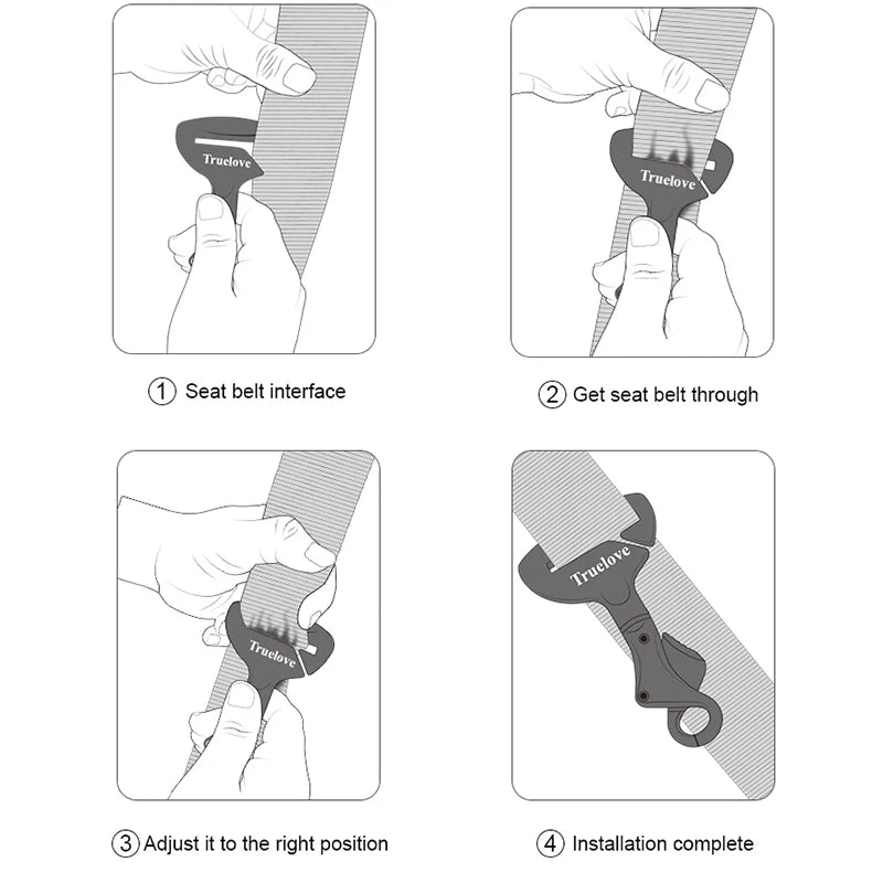 Car Seatbelt Harness Buckle Clip