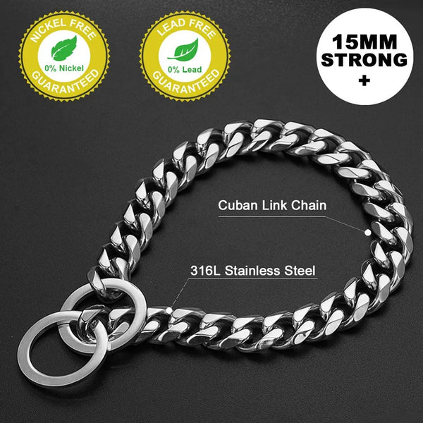 Pet Cuban Link Slip Chain