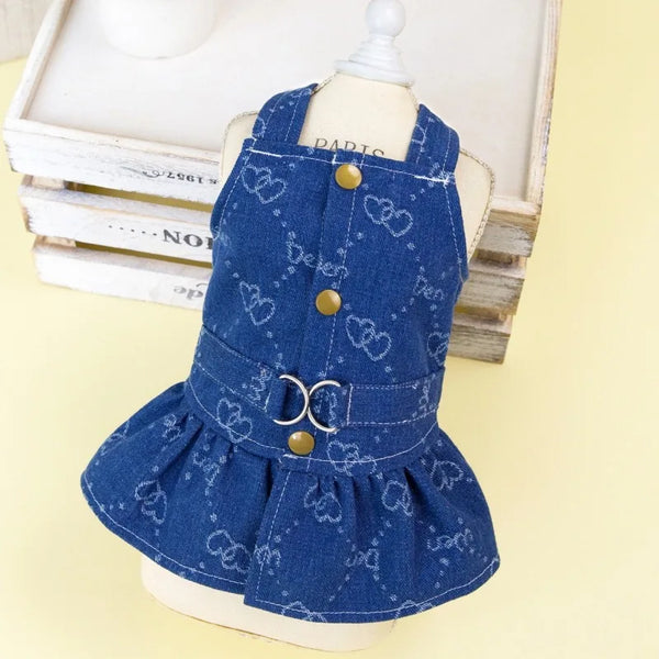 Denim Vest and Dress (sold separately)