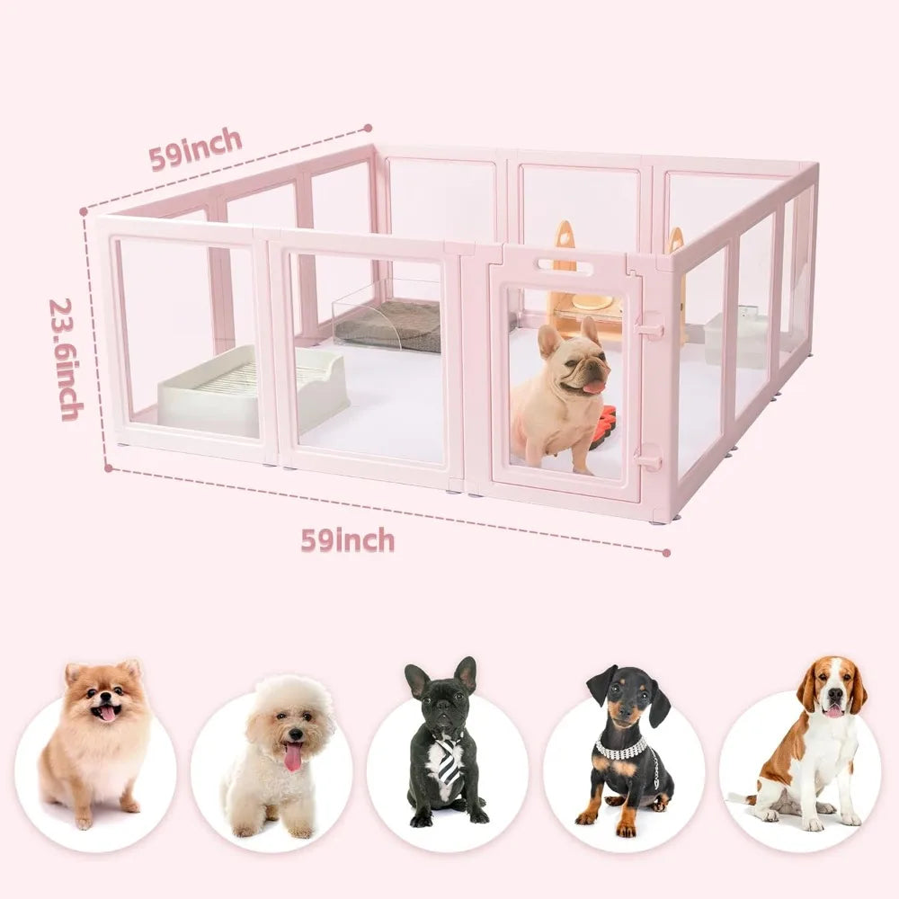 Acrylic Dog Playpen