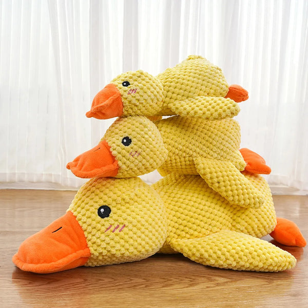 Duck Squeaky Plush Toy