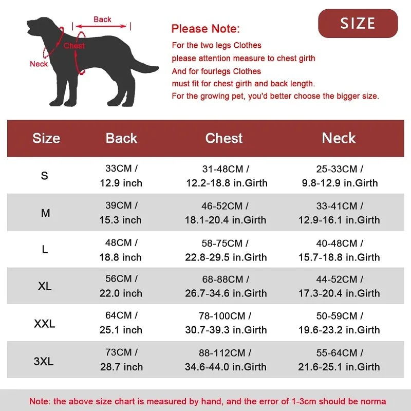 Winter Coat for Large Dogs