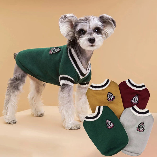 Dog Varsity Sweater
