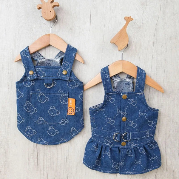Denim Vest and Dress (sold separately)