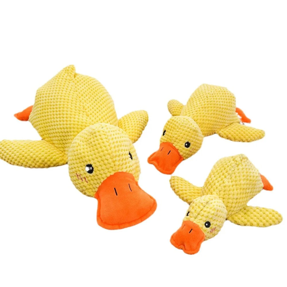 Duck Squeaky Plush Toy