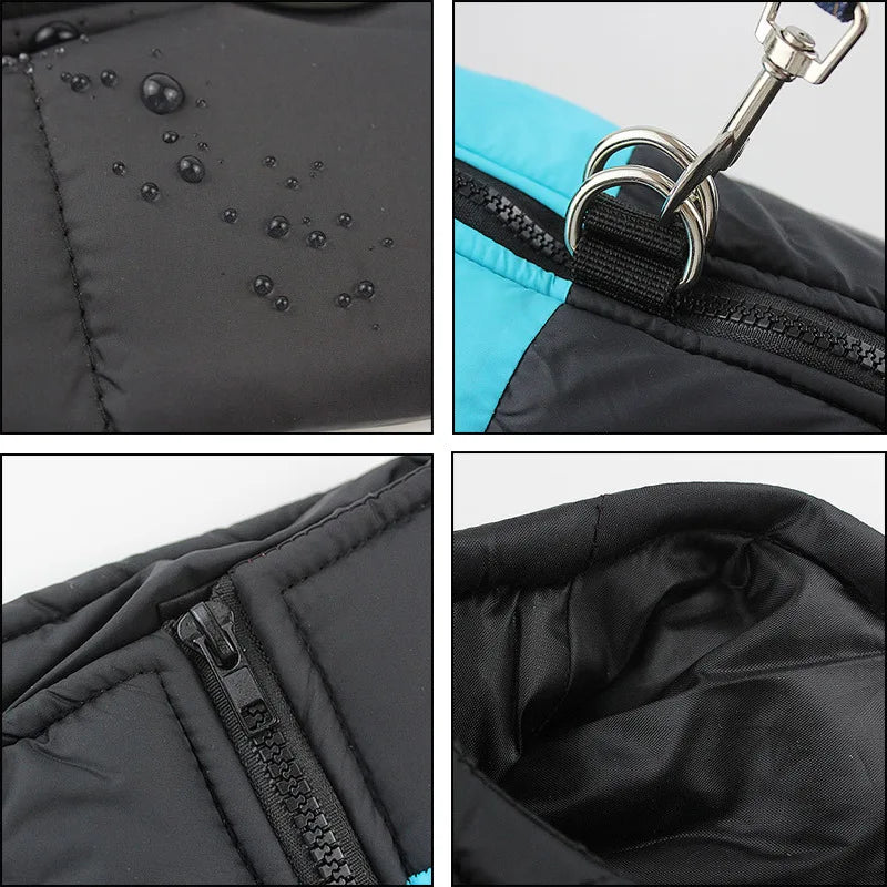 "The Dog Face" Waterproof Vest w/ Zipper