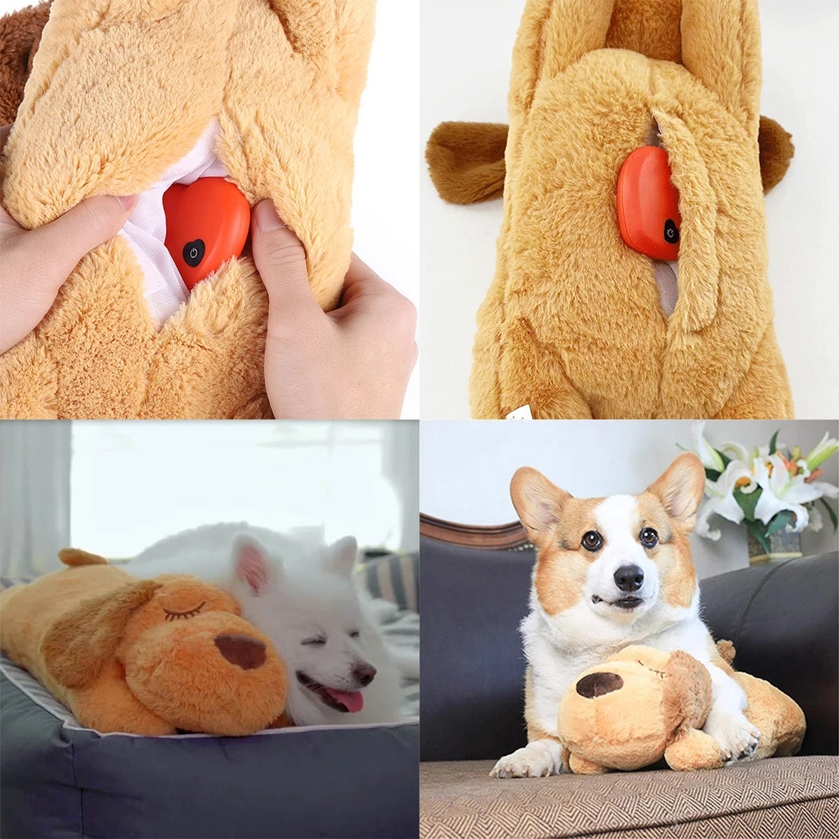 Plush Snuggle Toy w/ Heartbeat