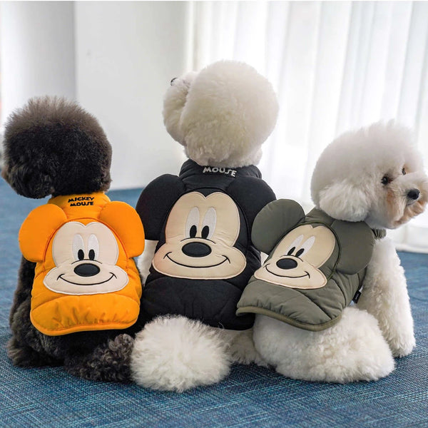 “Mickey Mouse” 3D Buttoned Dog Vest