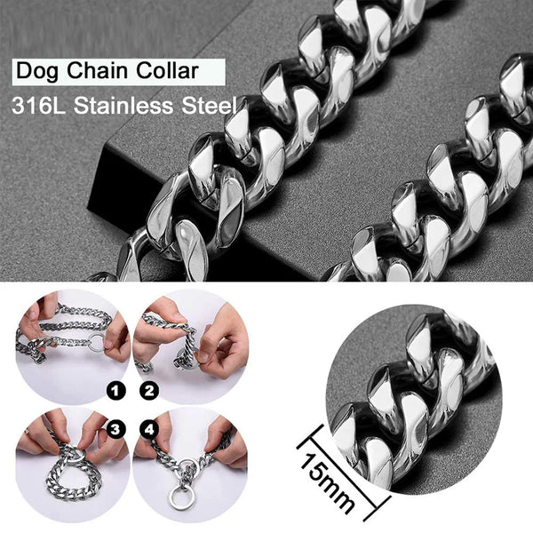 Pet Cuban Link Slip Chain