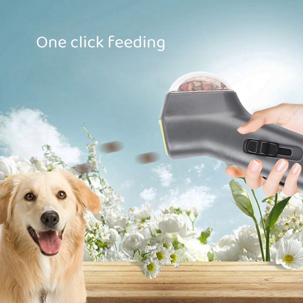Dog Treat Launcher Pet Snack Treat Launcher Dog Training Tools Dispenser  Fetch